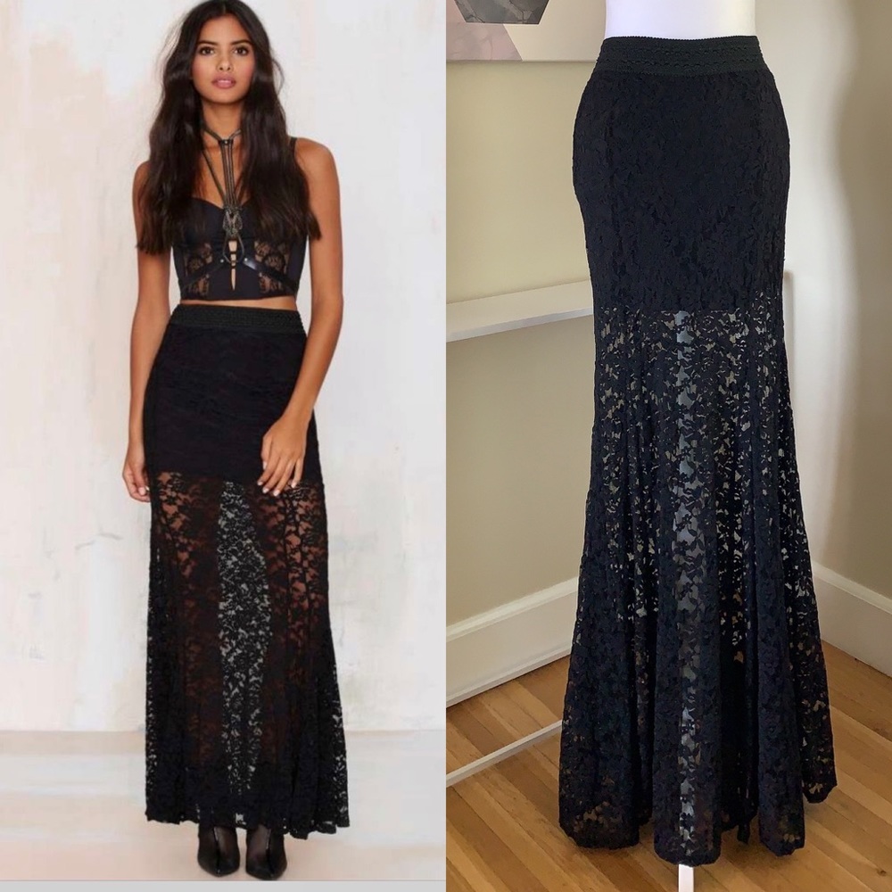 Maxi Lace Skirt